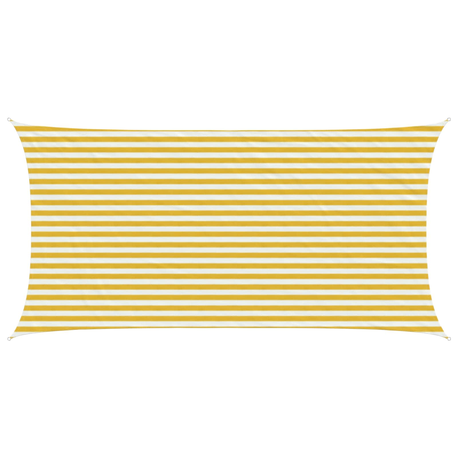42032828_1.jpg vidaXL Plachta na tienenie Žltá a biela 2,5 x 6 m HDPE – Obrázok 1