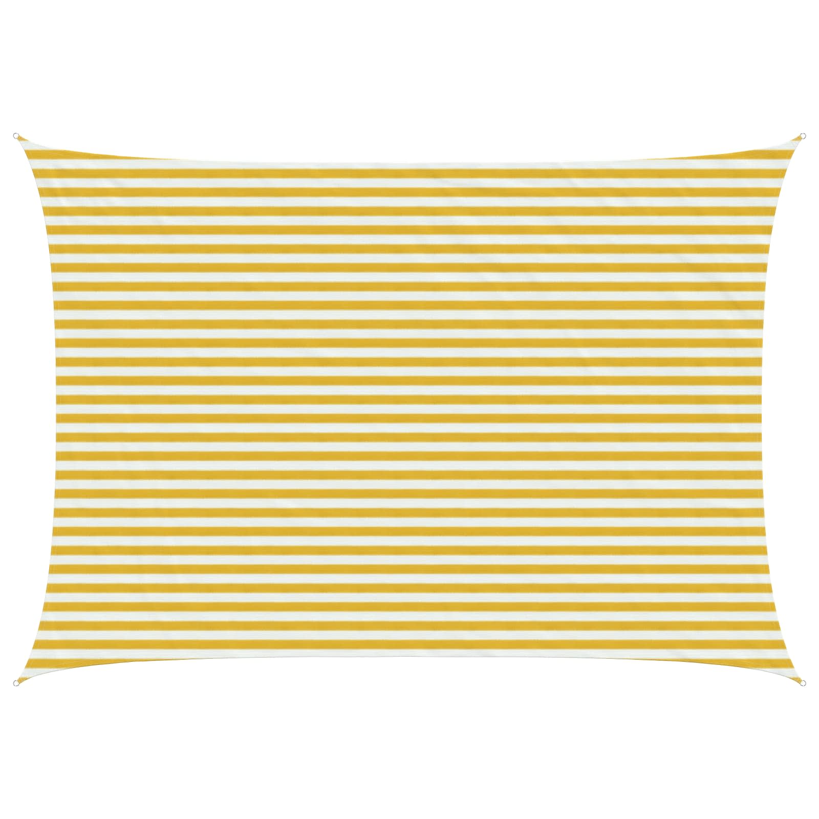 42032834_1.jpg vidaXL Plachta na tienenie Žltá a biela 3,5 x 5 m HDPE – Obrázok 1
