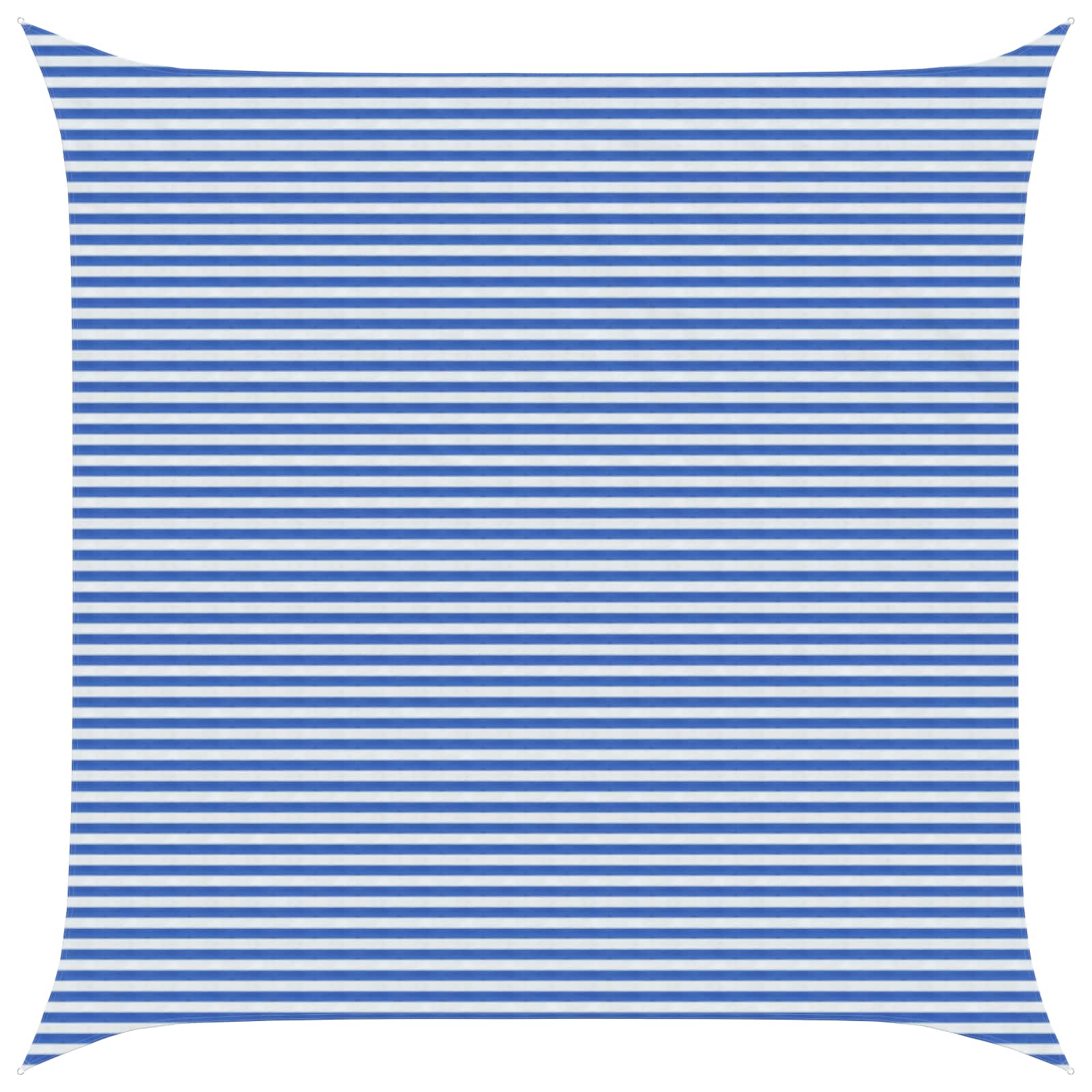 42032873_1.jpg vidaXL Plachta na tienenie Modrá a biela 6 x 6 m HDPE – Obrázok 1