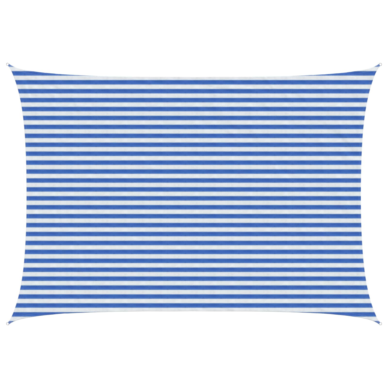 42032891_1.jpg vidaXL Plachta na tienenie Modrá a biela 3 x 6 m HDPE – Obrázok 1