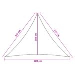 vidaXL Plachta na tienenie 5 x 5 x 6 m HDPE – Obrázok 8