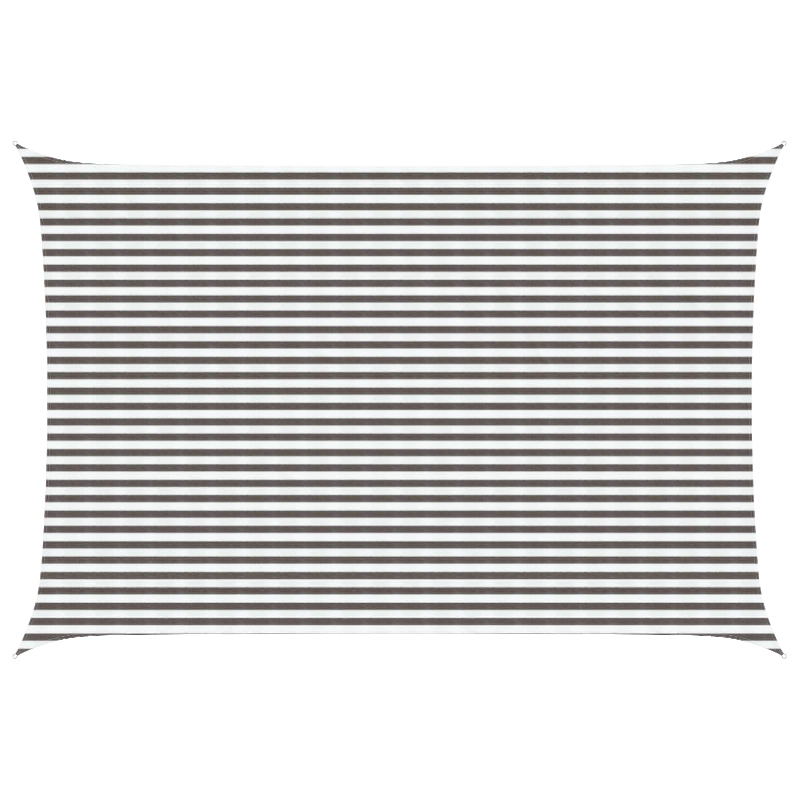 42032953_1.jpg vidaXL Plachta na tienenie Svetlo šedá a biela 4 x 5 m HDPE – Obrázok 1