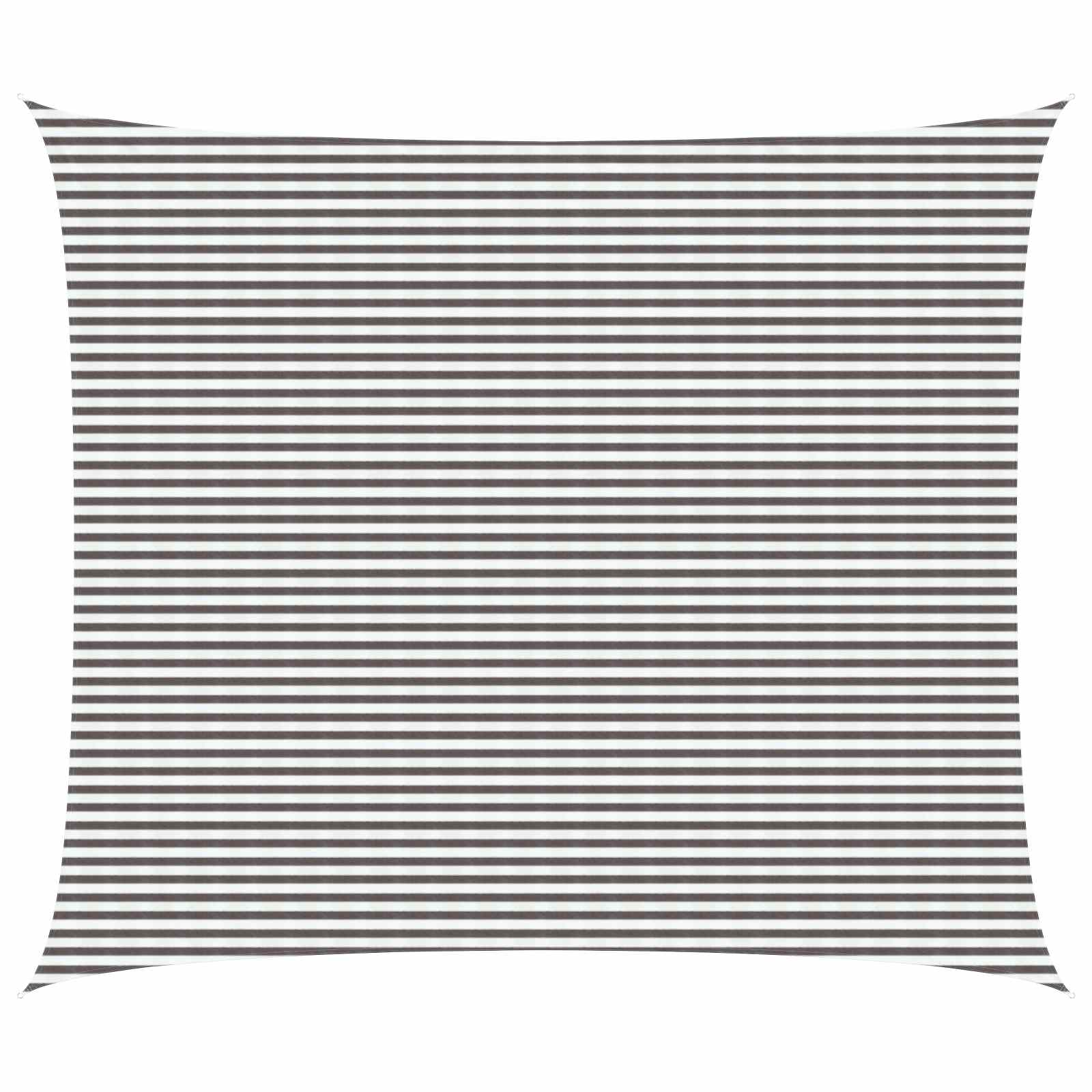 42032959_1.jpg vidaXL Plachta na tienenie Svetlo šedá a biela 6 x 7 m HDPE – Obrázok 1
