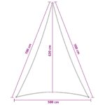 vidaXL Plachta na tienenie 5 x 7 x 7 m HDPE – Obrázok 8