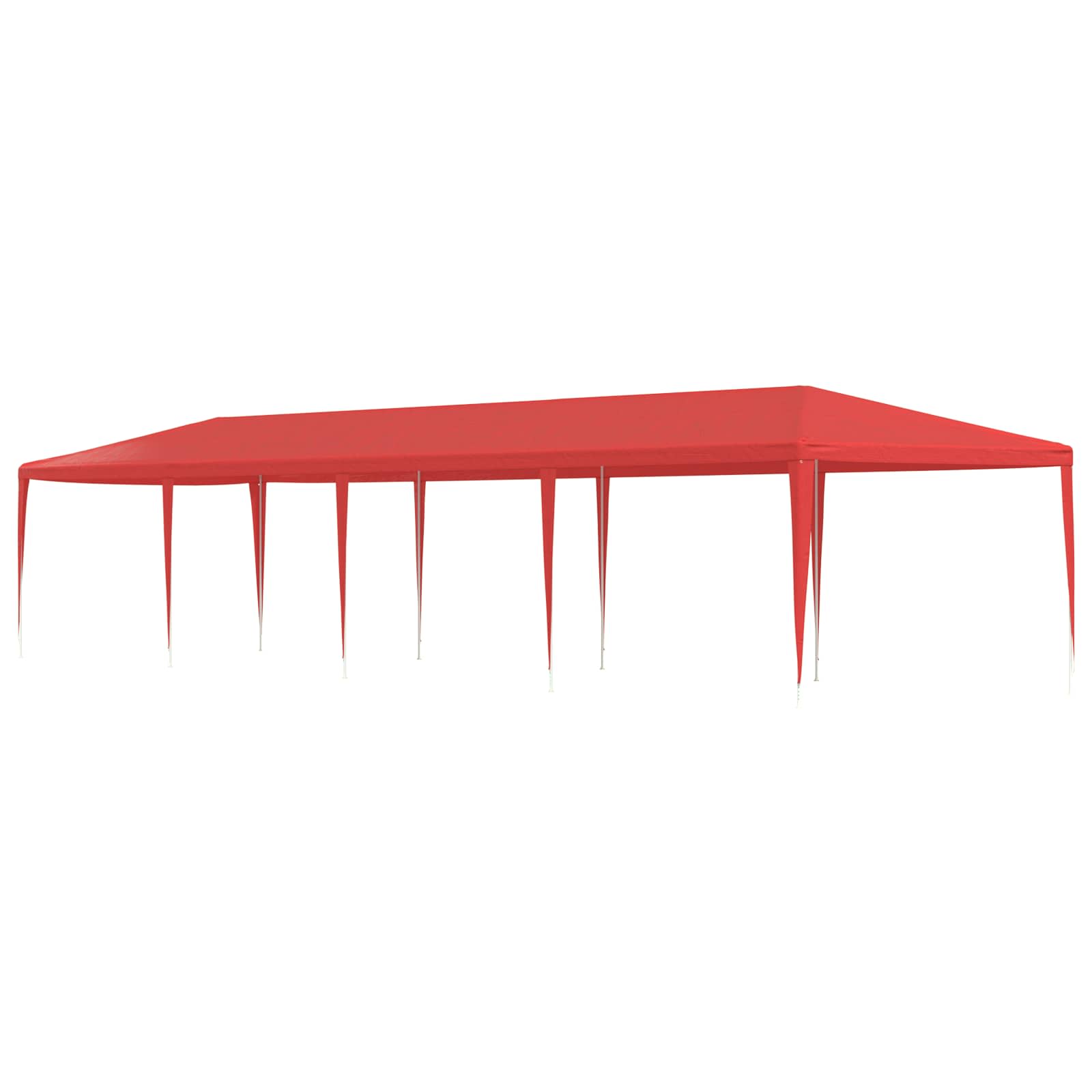 42032992_1.jpg vidaXL Párty stan Červená 1200 x 300 x 255 cm PE a oceľ – Obrázok 1