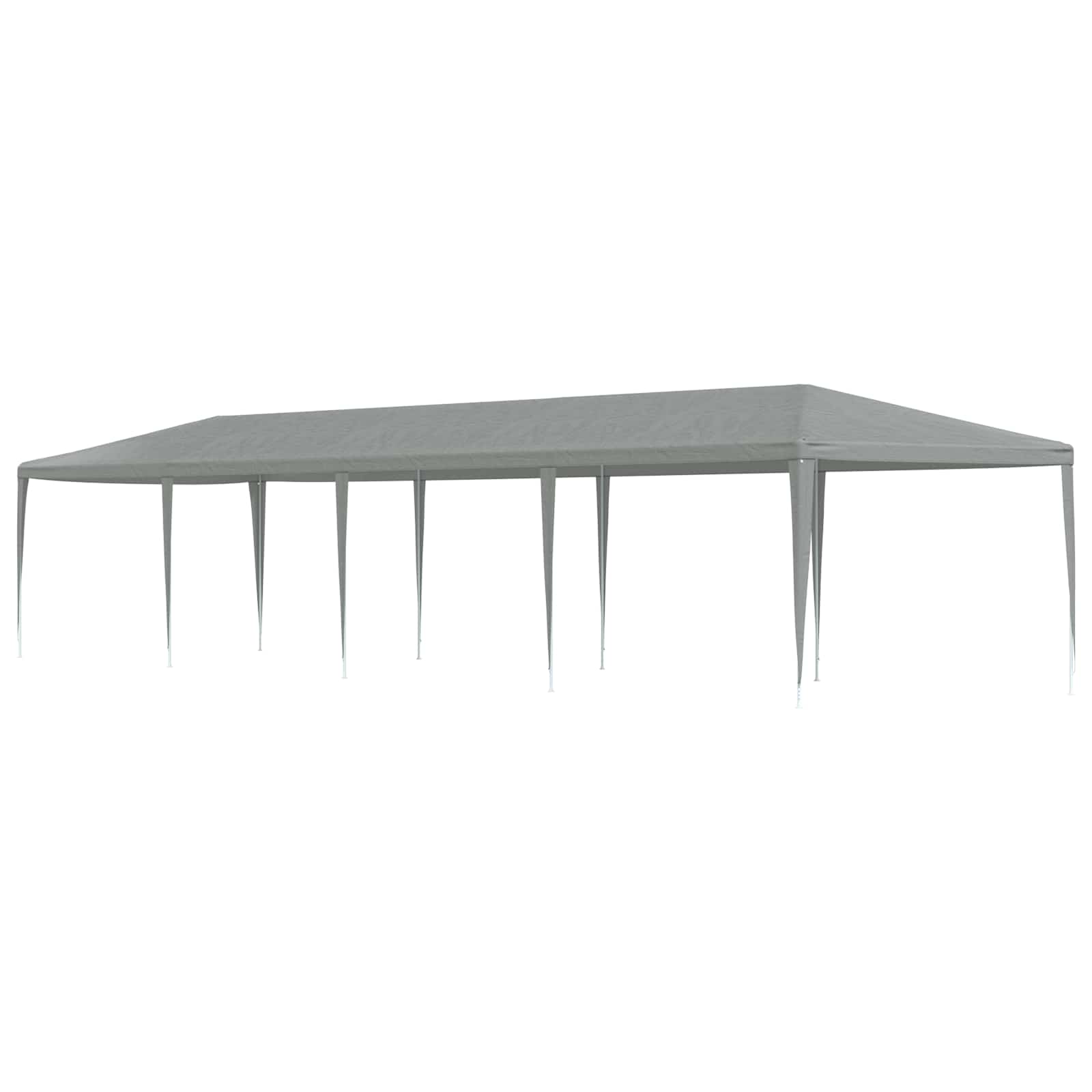 42032993_1.jpg vidaXL Párty stan Svetlosivá 1200 x 300 x 255 cm PE a oceľ – Obrázok 1