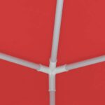 vidaXL Párty stan Červená 200 x 200 x 240 cm PE a oceľ – Obrázok 9