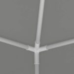 vidaXL Párty stan Svetlosivá 200 x 200 x 240 cm PE a oceľ – Obrázok 9