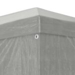 vidaXL Párty stan 1200 x 300 x 255 cm Svetlosivá PE a oceľ – Obrázok 4