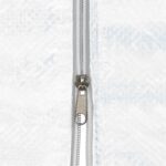 vidaXL Bočná stena párty stanu 2 pcs Biela 200 x 195 cm PE a oceľ – Obrázok 4