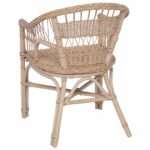 vidaXL Stohovateľná stolička Prírodná 60 x 60 x 81 cm Ratan – Obrázok 6