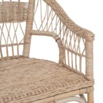 vidaXL Stohovateľná stolička Prírodná 60 x 60 x 81 cm Ratan – Obrázok 7