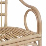 vidaXL Stohovateľná stolička Prírodná 58 x 60 x 81 cm Ratan – Obrázok 7