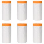 vidaXL Prachový list s lepiacou páskou 6 pcs Priehľadná 140 x 3300 cm – Obrázok 2