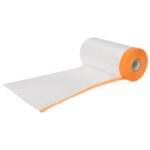 vidaXL Prachový list s lepiacou páskou 6 pcs Priehľadná 140 x 3300 cm – Obrázok 4