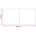 vidaXL Prachový list s lepiacou páskou 12 pcs Priehľadná 270 x 1600 cm – Obrázok 7