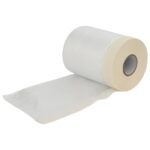 vidaXL Prachový obal s lepiacou páskou 6 pcs Priehľadná 30 x 3300 cm – Obrázok 4