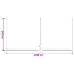 vidaXL Prachový obal s lepiacou páskou 6 pcs Priehľadná 240 x 2000 cm – Obrázok 7