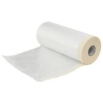vidaXL Prachový obal s lepiacou páskou 6 pcs Priehľadná 270 x 1600 cm – Obrázok 4