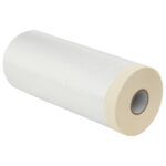 vidaXL Prachový obal s lepiacou páskou 12 pcs Priehľadná 270 x 1600 cm – Obrázok 3
