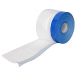 vidaXL Maskovacia fólia s lepiacou páskou 6 pcs Priehľadná a modrá – Obrázok 5