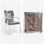 vidaXL Prachová fólia 12 pcs Priehľadná 400 x 500 cm HDPE – Obrázok 3