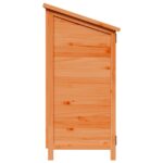 vidaXL Záhradný prístrešok so strechou Hnedá 106,5 x 56 x 113,5 cm – Obrázok 6