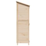 vidaXL Záhradný prístrešok so strechou Prírodná 59,5 x 56 x 176,5 cm – Obrázok 5