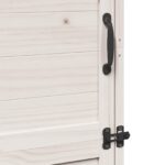 vidaXL Záhradný prístrešok so strechou Biela 59,5 x 56 x 176,5 cm – Obrázok 9