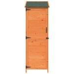 vidaXL Záhradný prístrešok so strechou Hnedá 59,5 x 56 x 176,5 cm – Obrázok 5