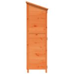 vidaXL Záhradný prístrešok so strechou Hnedá 59,5 x 56 x 176,5 cm – Obrázok 6