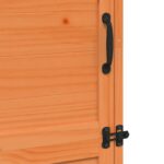 vidaXL Záhradný prístrešok so strechou Hnedá 59,5 x 56 x 176,5 cm – Obrázok 9
