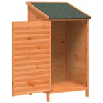 vidaXL Záhradný prístrešok so strechou Hnedá 59 x 56 x 113,5 cm – Obrázok 4