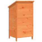 vidaXL Záhradný prístrešok so strechou Hnedá 59 x 56 x 113,5 cm – Obrázok 7