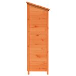 vidaXL Záhradný prístrešok so strechou Hnedá 59 x 56 x 176 cm – Obrázok 6
