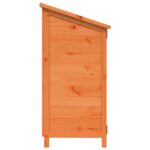 vidaXL Záhradný prístrešok so strechou Hnedá 59,5 x 56 x 113,5 cm – Obrázok 6