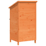 vidaXL Záhradný prístrešok so strechou Hnedá 59,5 x 56 x 113,5 cm – Obrázok 7