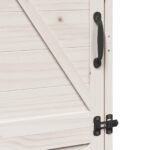 vidaXL Záhradný prístrešok so strechou Biela 59,5 x 56 x 176,5 cm – Obrázok 9