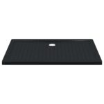 vidaXL Sprchová základná vanička s bodkami Čierny 120 x 80 x 4 cm ABS – Obrázok 3