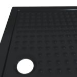 vidaXL Sprchová základná vanička s bodkami Čierny 120 x 80 x 4 cm ABS – Obrázok 6