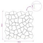 vidaXL Mozaikové dlaždice Svetlosivá 30 x 30 cm Mramor – Obrázok 10