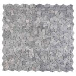 vidaXL Mozaikové dlaždice Svetlosivá 30 x 30 cm Mramor – Obrázok 5