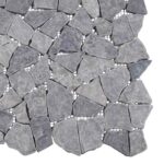 vidaXL Mozaikové dlaždice Svetlosivá 30 x 30 cm Mramor – Obrázok 8