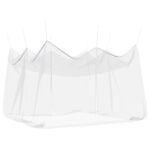 vidaXL Záhradná moskytiéra 156 sieť Biela 4 x 4 x 2,5 m Polyester – Obrázok 2
