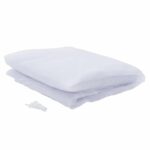 vidaXL Záhradná moskytiéra 156 sieť Biela 4 x 4 x 2,5 m Polyester – Obrázok 3