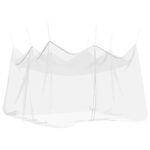 vidaXL Záhradná moskytiéra 156 sieť Biela 4 x 4 x 2,5 m Polyester – Obrázok 6