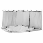 vidaXL Moskytiéra na altánok 220 mesh Čierna 4,5 x 3 x 2 m Polyester – Obrázok 2