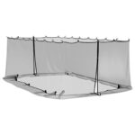 vidaXL Moskytiéra na altánok 220 mesh Čierna 6 x 3 x 2 m Polyester – Obrázok 6
