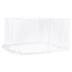 vidaXL Moskytiéra na altánok 220 mesh Biela 4,5 x 3 x 2 m Polyester – Obrázok 2