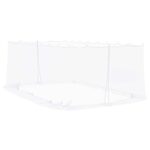 vidaXL Moskytiéra na altánok 220 mesh Biela 6 x 3 x 2 m Polyester – Obrázok 6